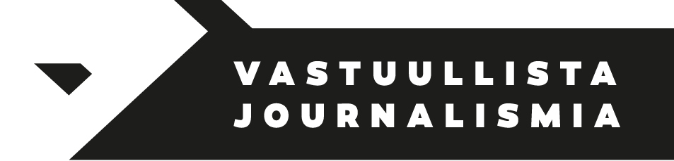 Vastuullista journalismia logo